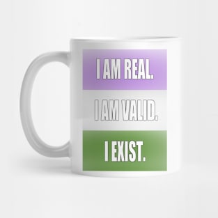 Genderqueer Pride: I am... Mug